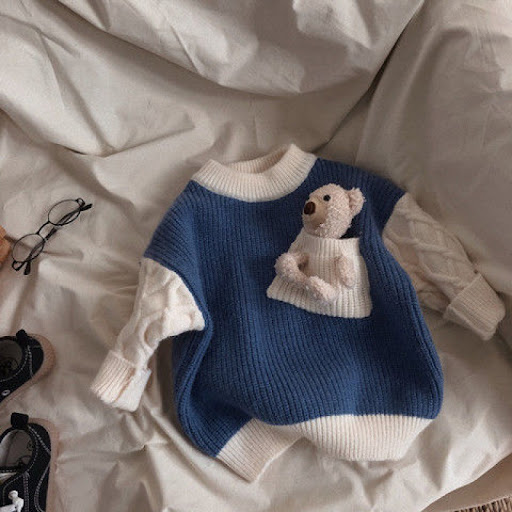 Title 3, Childrens Collision Color Padded Knit Tops Com...