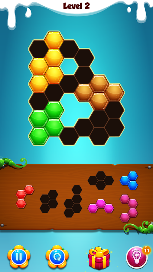   Hexic Puzzle: Hexagon Block HD- screenshot  