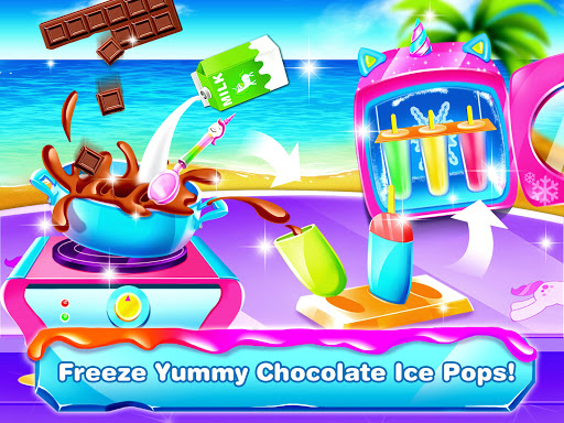Code Triche Unicorn Icepop - Ice Popsicles Mania APK MOD (Astuce) 3