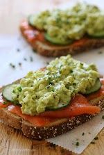 Healthy Avocado Egg Salad and Salmon Sandwich was pinched from <a href="http://www.skinnytaste.com/2015/01/healthy-avocado-egg-salad-and-salmon.html" target="_blank">www.skinnytaste.com.</a>