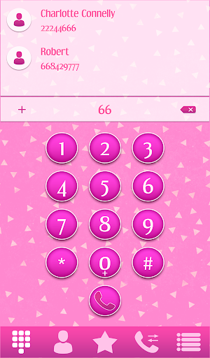 Pink Phone Dialer App