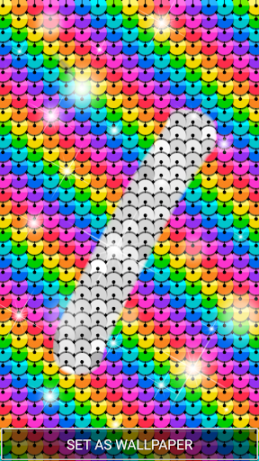 Sequin Flip Live Wallpaper Rainbow