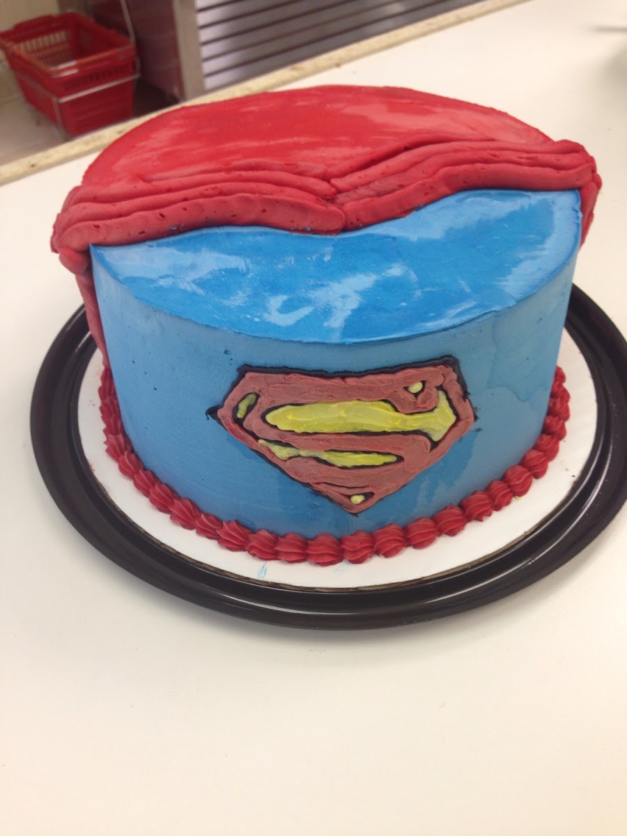 Superman cake