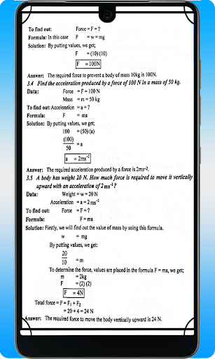 9th Physics Numericals Solved - Offline