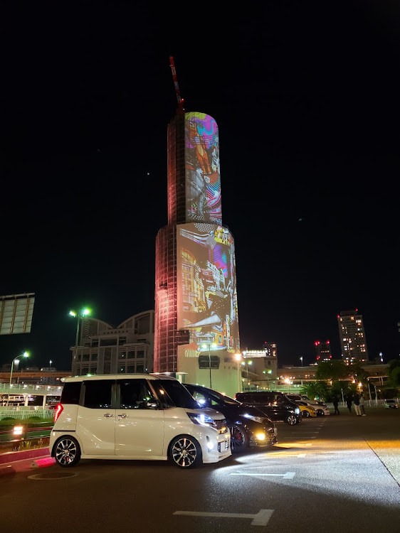 eKスペースカスタムのドライブ・港町神戸・ひさしぶりに会った・50エスティマ・プロジェクションマッピングに関するカスタム事例の投稿画像5枚目