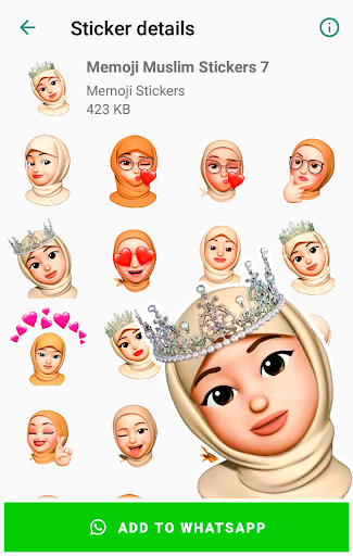 Updated Memoji Hijab Muslim Islamic Stickers For Whatsapp Pc Android App Mod Download 2022