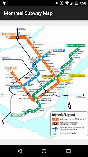 Montreal Subway Map