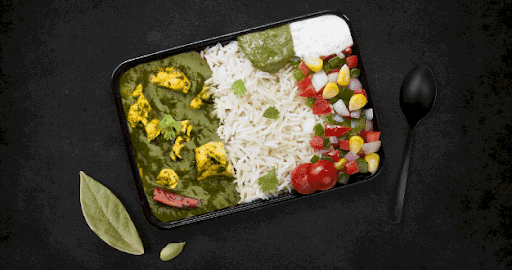 Saag Chicken Rice Bowl