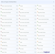 Ayyas Chettinad Mess menu 1