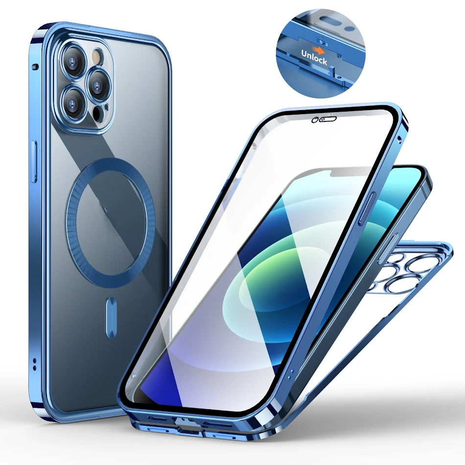 Magnetic Spring Fastener HD Phone Case. Provides robust protection and secure fit for your phone. Enjoy peace of mind kn
