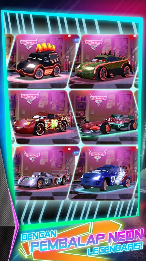   Cars: Fast as Lightning- tangkapan layar 