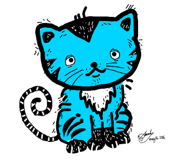 blue cat