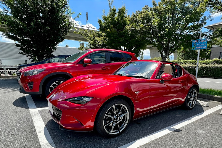 ロードスターのいつもいいね＆コメントありがとうございます🥰・道の駅スタンプラリー・暑いので閉じて走ります🥰・コロナワクチン4回目に関するカスタム事例の投稿画像11枚目