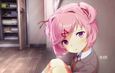 Just Natsuki Screen Saver : DDLC small promo image