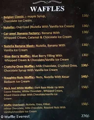 Waffle Garage menu 1