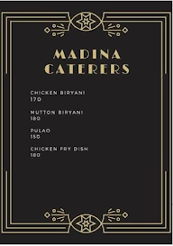 Madina Caterers menu 2