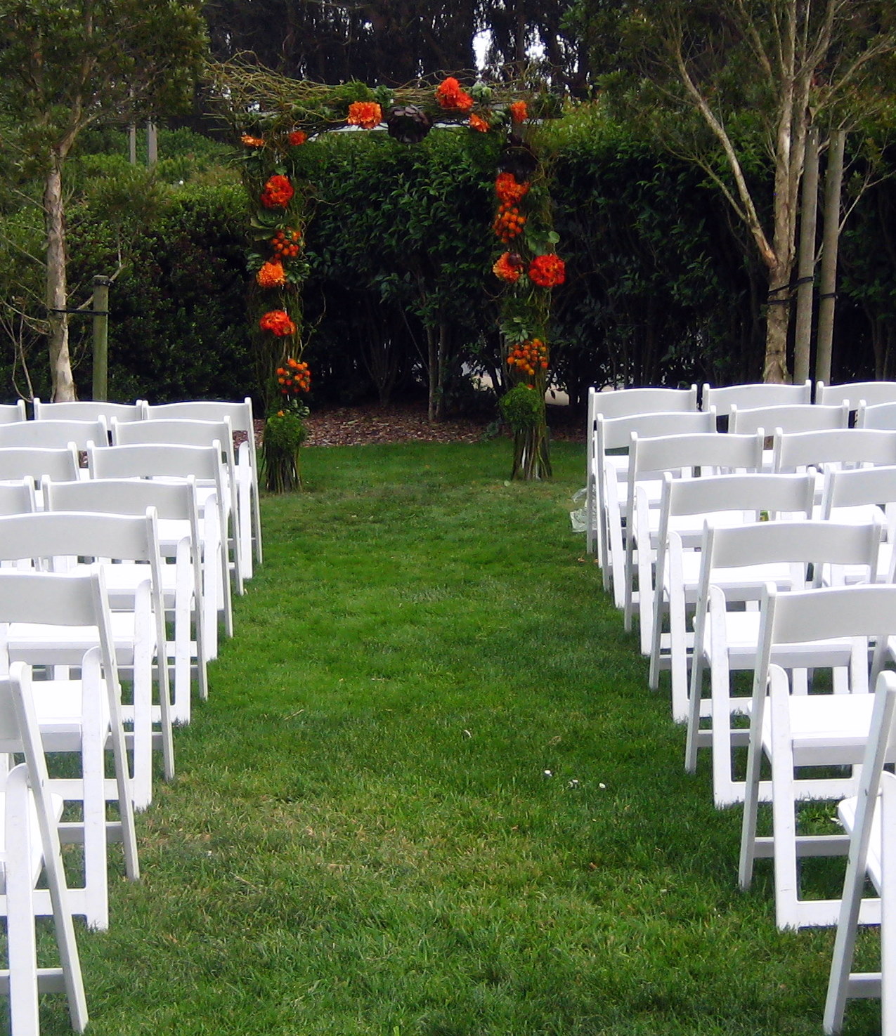 Fall 2010 Wedding Arch