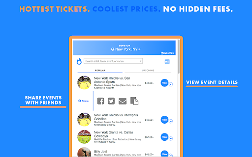 TicketFire - Sports Concerts Theater Tickets