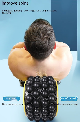 Title 7, DFloating Point Yoga Wheel Back Support Equipme...