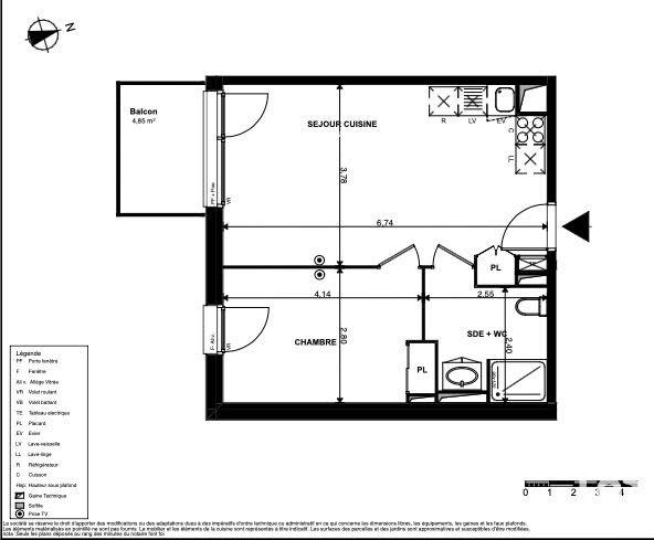 Vente appartement 2 pièces 42 m² à Mimizan (40200), 230 000 €