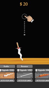 Idle Knife Flipper - flip flippy knifes 1.0.6 APK + Mod (المال غير محدود) إلى عن على ذكري المظهر