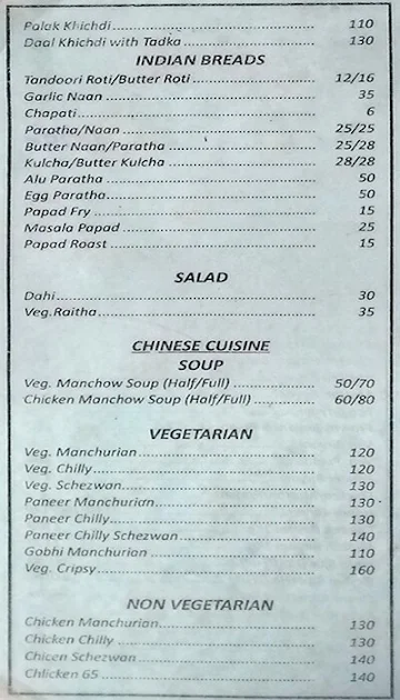 Bharat Lunch Home menu 