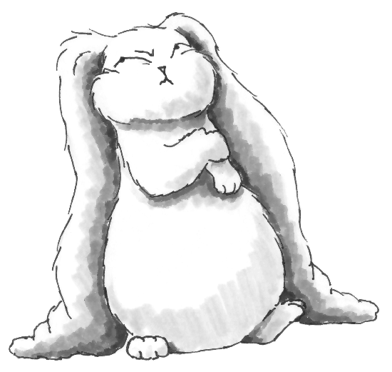 Virtuosity, BoredBunny, drawing, bunny, funny, patience