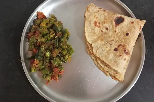 Bhindi Fry With Chapati