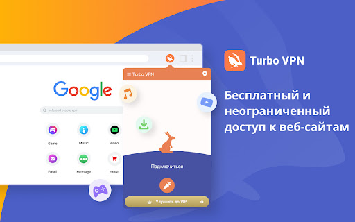 Turbo VPN - безопасный бесплатный впн