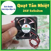 Quạt Tản Nhiệt 24V 5Cm, 5X5X2Cm, Quạt Dc 24V 5Cm