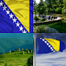 Bosnia and Herzegovina Flag an icon