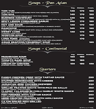 Ritz Classic menu 2