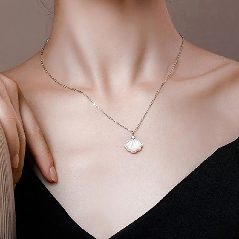 Title 2, S925 Sterling Silber Projektion Muschel Fritill...