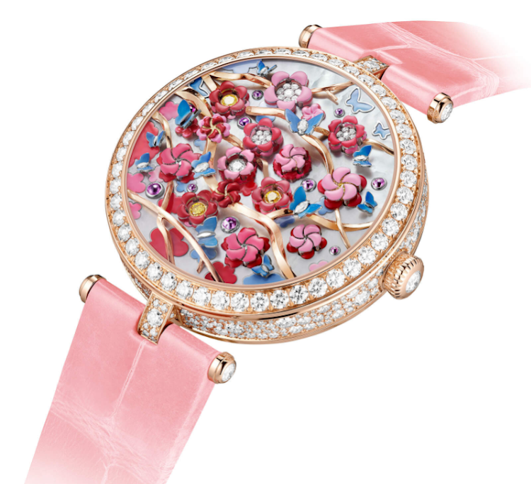 Van Cleef & Arpels Lady Arpels Heures Florales Cerisier.