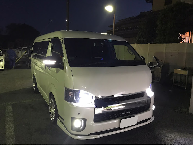 ハイエースバンの洗車に関するカスタム事例の投稿画像1枚目
