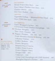 The Cascade Restaurant menu 7