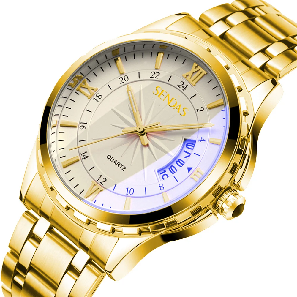 Title 13, Montre à quartz étanche, non mécanique, pour un...