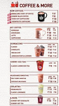 Dunkin' menu 3