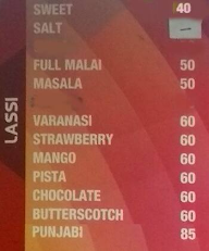 Lassi Factory menu 1