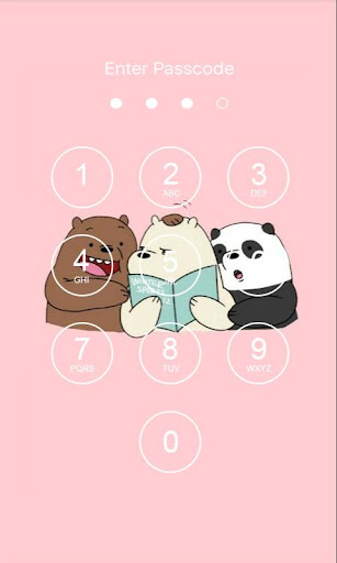 Cute Bear Lock Screen