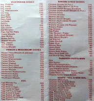 Mangalore Kitchen menu 1