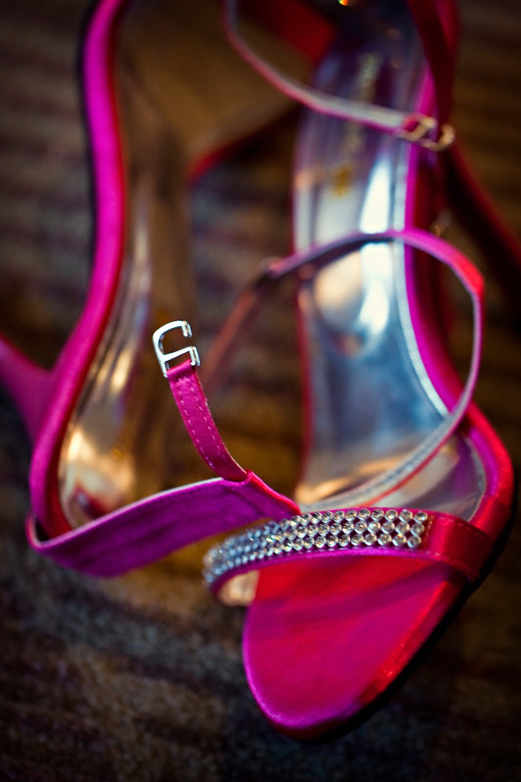 hot pink wedding shoes