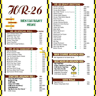 HR 26 menu 3