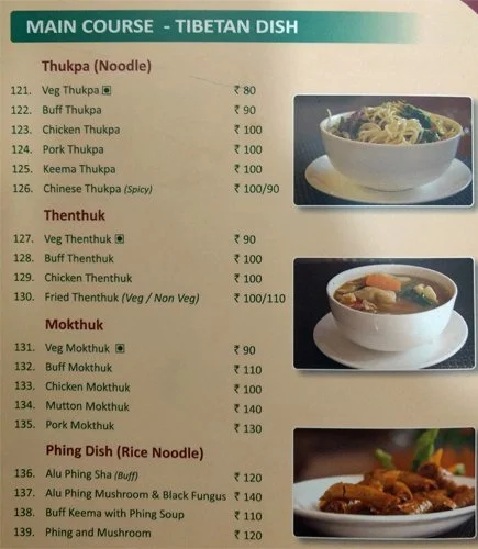 Sera Mey Restaurant menu 