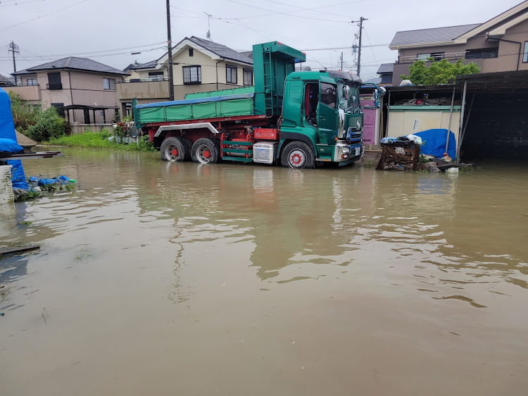 みやび『ゆかいな仲間たち　代表』さんが投稿した水害は大丈夫でしょうか…？・みなさん！　今日もいちんちご安全に✊️に関するカスタム事例の投稿画像1枚目