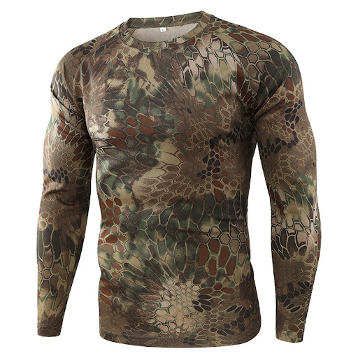 Title 6, Camouflage print long sleeve T-shirt