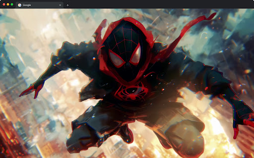Spider-Man Miles Morales Swing Sfondo Live