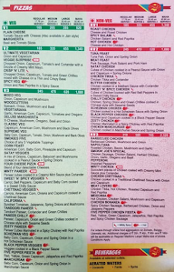 Smokin' Joe's menu 1