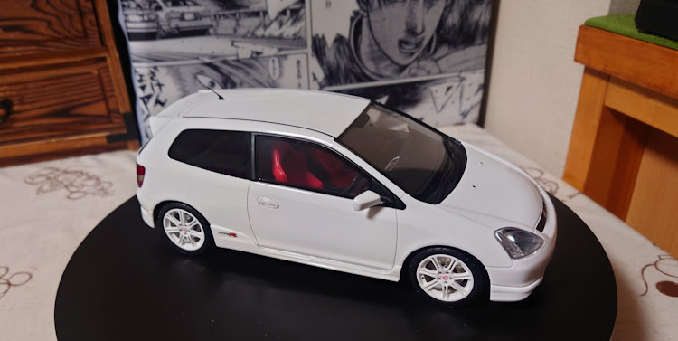 群馬ちゃんねるZさんが投稿した1/18ミニカー・シビックタイプR・EP3・CIVIC・ミニカーコレクションに関するカスタム事例の投稿画像1枚目