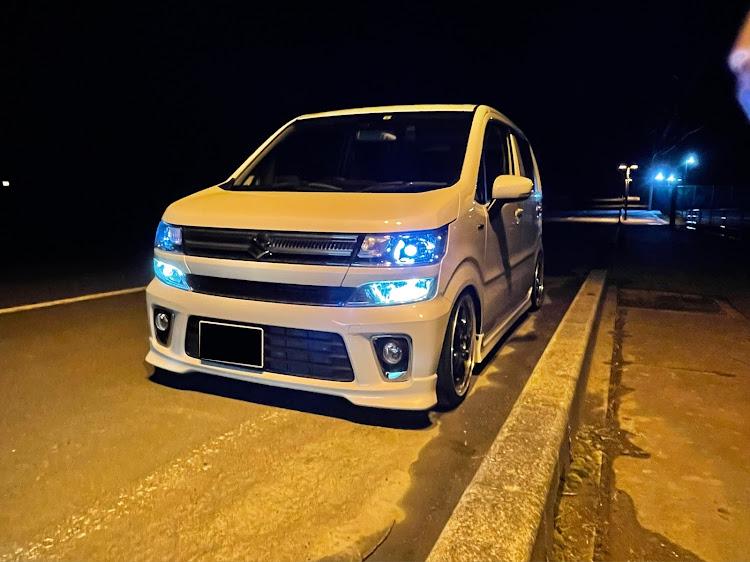 ワゴンRのMH55S・ワークマイスターs1r・低そうで低くない少し低い車に関するカスタム事例の投稿画像1枚目